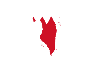 巴林地图与国旗