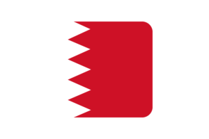巴林国旗方形圆形