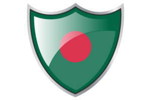 盾牌与孟加拉国国旗