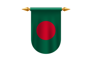 孟加拉国国旗标志矢量图像