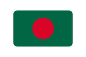 孟加拉国国旗三角形圆形