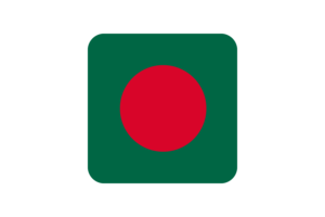 孟加拉国国旗方形圆形