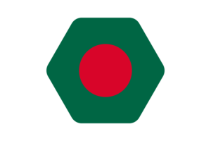 孟加拉国国旗矢量插图