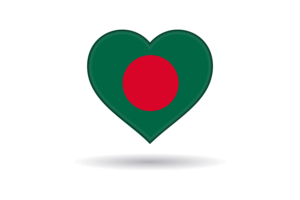 爱孟加拉心形