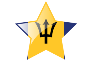 巴巴多斯国旗星图标