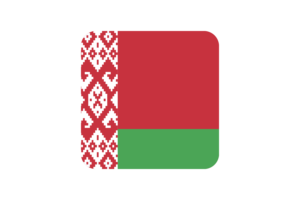 白俄罗斯国旗方形圆形