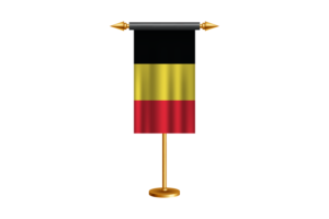 比利时礼仪旗帜矢量免费