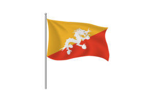 不丹国旗剪贴画
