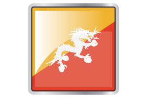 不丹国旗广场图标