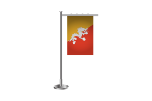 3d 不丹站立旗
