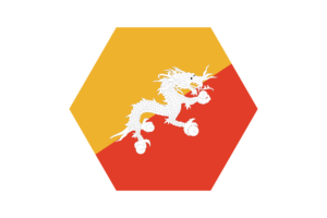 不丹国旗矢量免费 |SVG 和 PNG