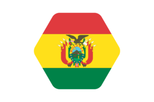 玻利维亚国旗矢量插图