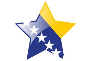 波斯尼亚和黑塞哥维那国旗星图标