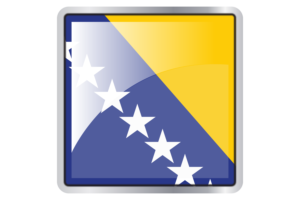 波斯尼亚和黑塞哥维那国旗广场图标