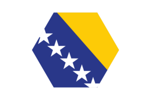 波斯尼亚和黑塞哥维那国旗矢量免费 |SVG 和 PNG
