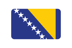 波斯尼亚和黑塞哥维那国旗三角形圆形