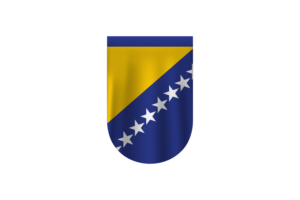 波斯尼亚和黑塞哥维那国旗矢量免费下载 （SVG，PNG）