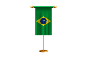 巴西礼仪旗帜矢量免费