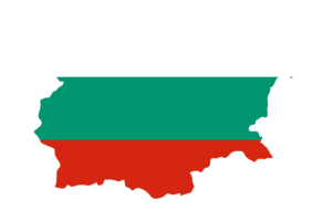 保加利亚地图与国旗