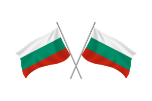 保加利亚挥舞友谊旗帜