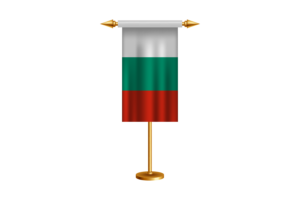 保加利亚礼仪旗帜矢量免费