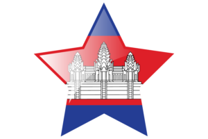 柬埔寨国旗星图标