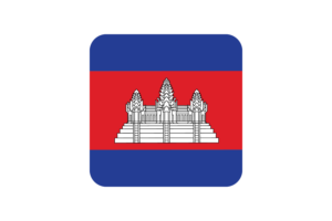 柬埔寨国旗方形圆形