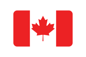 加拿大国旗三角形圆形