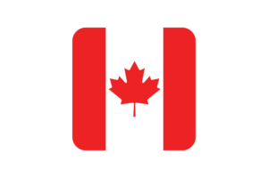 加拿大国旗方形圆形