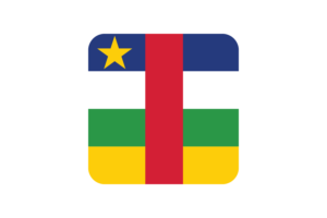 中非国旗方形圆形