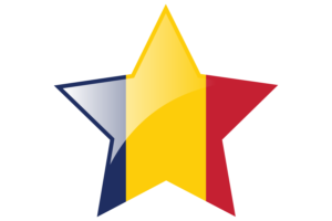 乍得国旗星图标