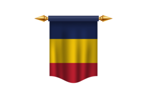 乍得国旗皇家旗帜