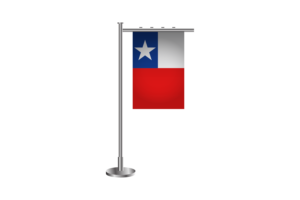 3d 智利站立旗