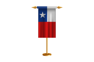 智利礼仪旗帜矢量免费