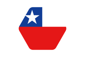 智利国旗矢量插图