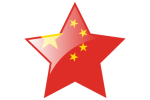 中国国旗星图标