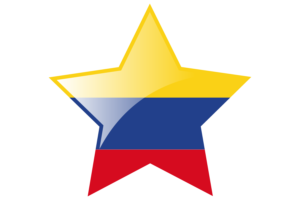 哥伦比亚国旗星图标