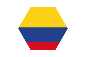 哥伦比亚国旗矢量免费 |SVG 和 PNG