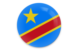 刚果国旗矢量艺术