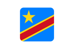 刚果国旗方形圆形