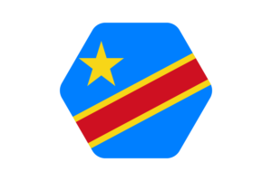 刚果国旗矢量插图