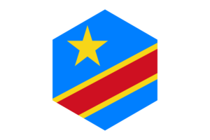 刚果国旗六边形