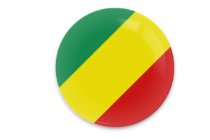 刚果布拉柴维尔旗帜矢量艺术