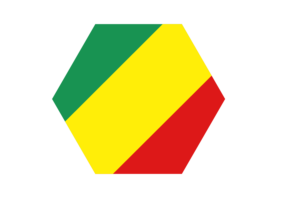 刚果布拉柴维尔旗帜矢量免费 |SVG 和 PNG