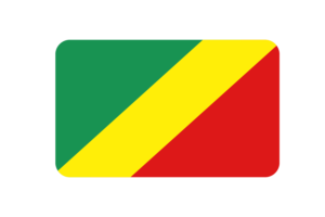 刚果布拉柴维尔旗帜三角形圆形