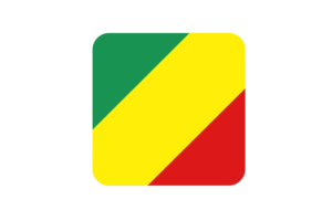 刚果布拉柴维尔旗帜方形圆形