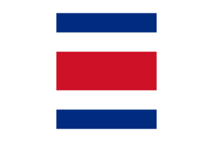 哥斯达黎加国旗 （下载 SVG， PNG）
