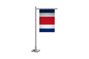 3d 哥斯达黎加站立旗