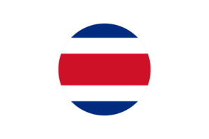哥斯达黎加国旗矢量免费下载