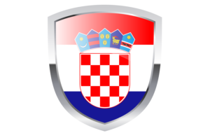 克罗地亚国旗剪贴画